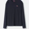 L/S Bar Logo Pkt Tee