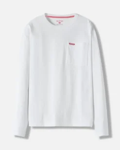 L/S Bar Logo Pkt Tee