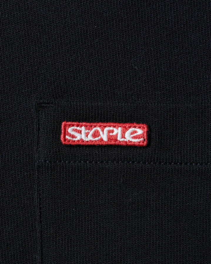 L/S Bar Logo Pkt Tee