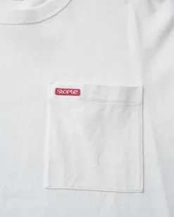 L/S Bar Logo Pkt Tee