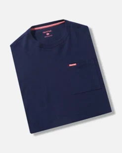 L/S Bar Logo Pkt Tee