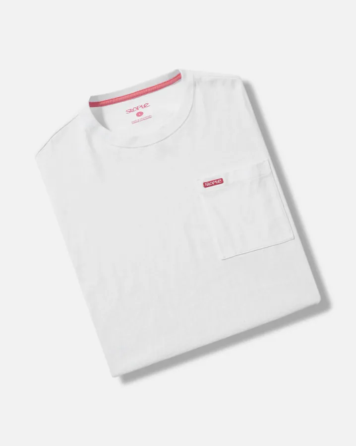 L/S Bar Logo Pkt Tee