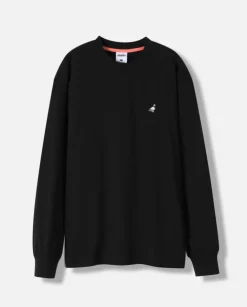 L/S Emb Pigeon Tee