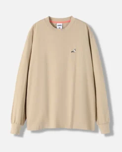 L/S Emb Pigeon Tee