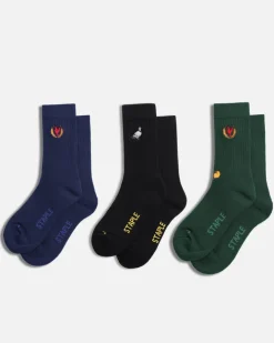 Pigeon Logo Socks 3Pk