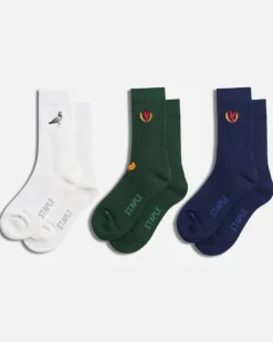 Pigeon Logo Socks 3Pk