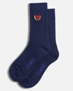 Pigeon Wreath Socks