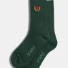 Pigeon Wreath Socks